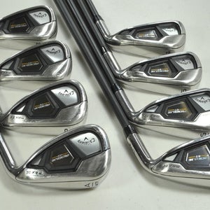 Callaway Rogue ST MAX OS Lite 4-PW,AW Iron Set Regular Flex RH Graphite # 197553