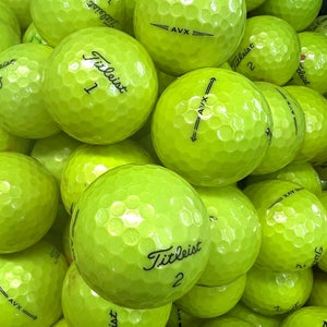 15 Near Mint AAAA Yellow AVX Titleist Used Golf Balls