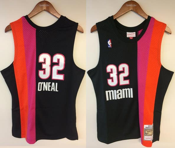 Shaquille O'Neal Miami Heat Mitchell & Ness NBA Authentic Jersey Floridians Shaq