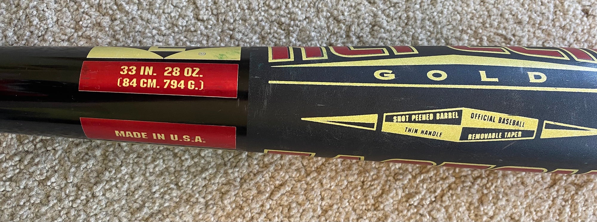 Easton Reflex Gold Model BRX5G 33/28 Baseball Bat | SidelineSwap