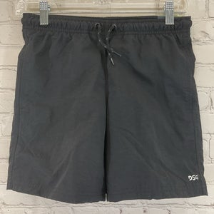 Boy's DAB14128 Athletic Fit Above-the-Knee Rec Fabric Shorts Pure Black Medium
