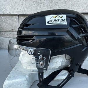 Warrior Alpha One Pro Hockey Helmet Pro Stock One Size Black Visor Combo 213642