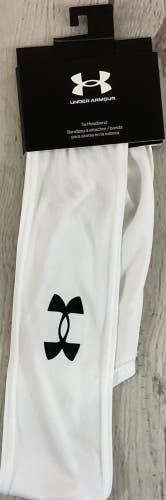 Unisex Under Armour Lightweight Sheer Head Tie Front Logo Accent Tapered Edges