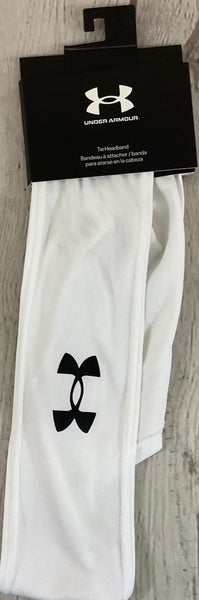 Unisex Under Armour Lightweight Sheer Head Tie Front Logo Accent Tapered Edges