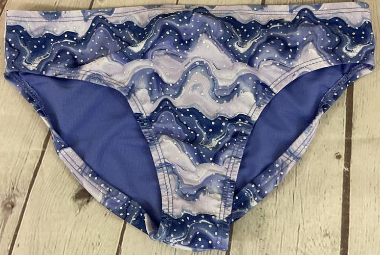 Under Armour Girls Size 14 Swim Suit Bottoms Mixing Waves RashGuard Material