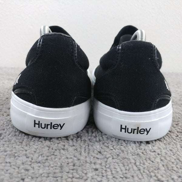 Hurley Arlo Slip On Canvas Shoes Mens Size 10 Black Low Top  display picture 1