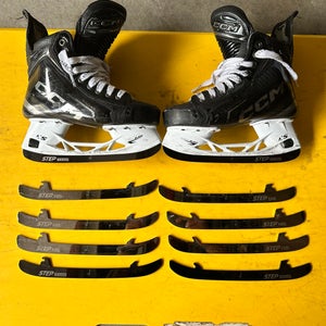 2024 CCM Tacks XF Pro Hockey Skates Regular Width Size 4 (Used)
