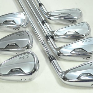 Titleist T200 2021 4-PW Iron Set Regular Flex RH AMT Black R300 Steel # 195960