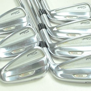 Titleist T100S 2021 4-PW Iron Set Stiff Flex Right NS Pro Modus3 Steel # 194740