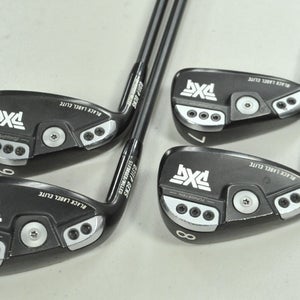LEFT HANDED PXG Gen5 0311 P Black Label Elite 7-W Iron Set Senior Graph #195986