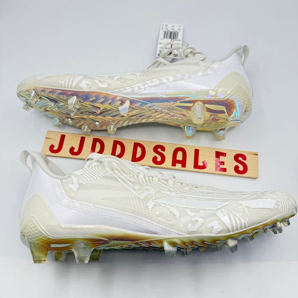 Adidas Adizero 12.0 Football Cleats Triple White Elite  display picture 1