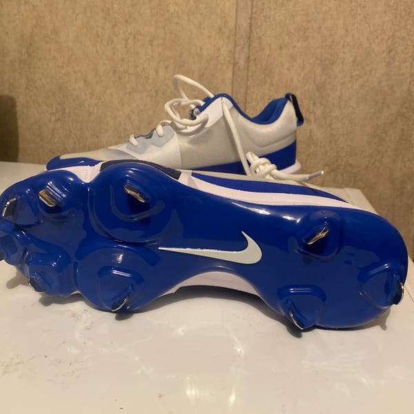 Nike Mens Force Zoom Trout 9 Pro Metal Baseball Cleats FB2907-101 Blue Size 8 Nike Mens Force Zoom Trout 9 Pro Metal Baseball Cleats  main image 3