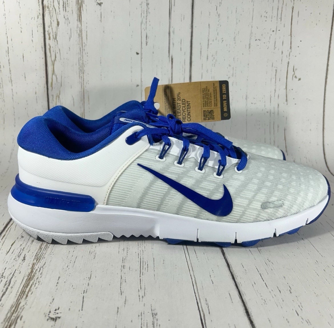 Nike Free Golf NN Sneakers Shoe White Blue Size 11 FN0332 