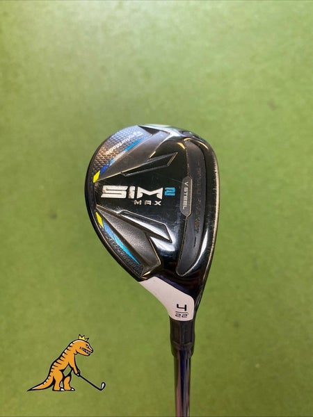 Used RH TaylorMade SIM 2 Max 22* 4 Hybrid Fujikura Ventus Blue 6R Graphite 4H