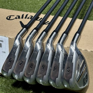 NEW Callaway Mavrik 22 Womens Iron Set 6-PW, SW Graphite Catalyst 45 Ladies Flex