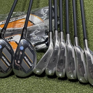 Callaway Golf Mavrik MAX W Womens Combo Iron Set 4H, 5H, 6-SW Graphite NEW!