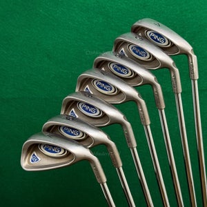 Ping G5 Green Dot 4-PW Iron Set Dynamic Gold R300 Steel Regular