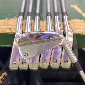 Used RH TaylorMade P7MB Forged Iron Set 4-PW Dynamic Gold Tour Issue X100 Steel