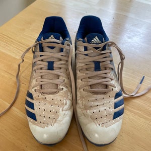 Blue Men's Size M 6.0 (W 7.0) Adidas Low Top Molded Cleats (Used)