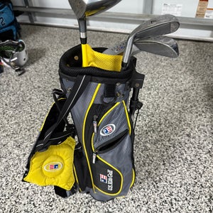 Junior US Kids Golf Right Handed Iron Set 4 Pieces (Used)