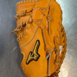 Used Mizuno PRO BSS BB/SB First Base RH Throw Orange 13" 11868-S000063182