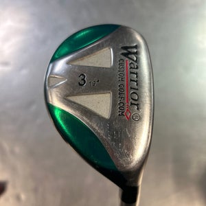 Used Warrior CUSTOM GOLF Mens Hybrid Club RH 3 Hybrid 11868-S000063131