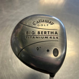 Used Callaway BIG BERTHA TI 454 Mens Driver RH 9.0 Degree 11868-S000063021