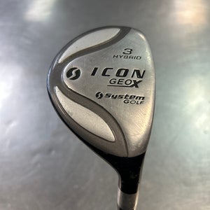 Used SYSTEM GOLF ICON Mens Hybrid Club RH 3 Hybrid 11868-S000063252