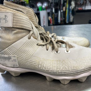 Used Under Armour Adult FB Cleats White Senior 12 11868-S000061273