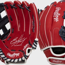 New Rawlings SURE CATCH HARPER BB/SB Glove RH Throw None 11 1/2" 11868-RAWSC115BHRH