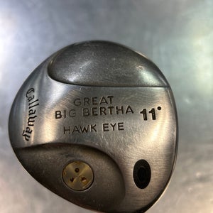 Used Callaway BIG BERTHA HAWKEYE 11.0 Degree Regular Flex Graphite Shaft Drivers 11868-S000057857