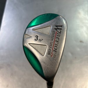 Used Warrior CUSTOM GOLF Mens Hybrid Club RH 3 Hybrid 11868-S000060139