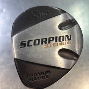 Used SCORPION Mens Fairway Wood LH 3 Wood 11868-S000059761