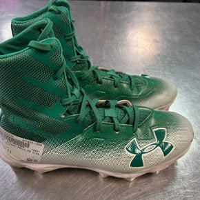 Used Under Armour Adult FB Cleats Green Senior 6.5 11868-S000059624
