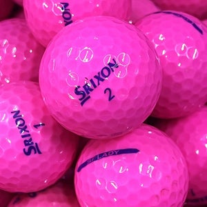 15 Premium AAA Pink Srixon SF Lady Used Golf Balls