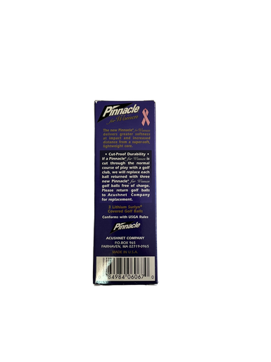 New Pinnacle For Women 3 Ball - Golf Ball Sleeve 11692-S000137158