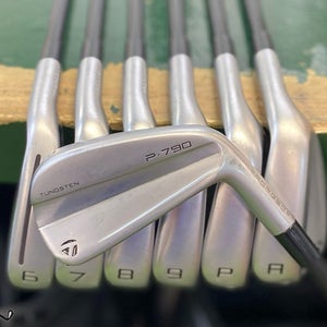 Used RH TaylorMade P790 Forged Iron Set 5-PW-GW Mitsubishi MMT 65g Graphite