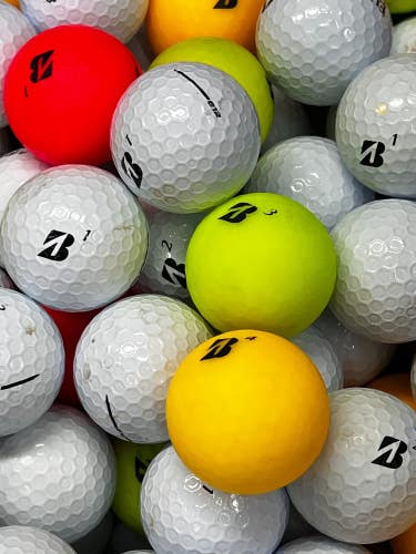 24 Premium AAA Bridgestone E12 Contact Used Golf Balls, Color Included
