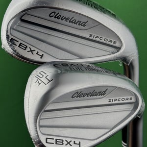 Cleveland CBX 4 Zipcore Wedge Set 54-14*, 58-12* SW LW Sand Lob Steel KBS RH New