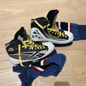 Reebok 2K Hockey Goalie Skates Regular Width  9.5 (Used)