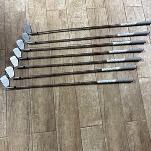 Men's Used TaylorMade Right Handed P770 Iron Set Stiff Flex Steel Shaft