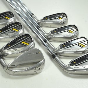 TaylorMade RocketBladez HL 4-PW,AW Iron Set Stiff Flex Right 85g Steel # 197700