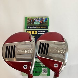 Vixa V12 Fairway Woods Set 3-14.5* And 5-18.5* With Regular Graphite Shafts
