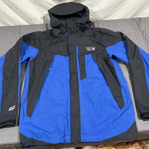 Mountain Hardwear DRY.Q Elite Hooded Waterproof Breathable Rain Jacket Men's Med