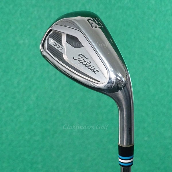 Titleist T300 2021 53 AW Approach Wedge TT AMT Tour White S400 Steel Stiff