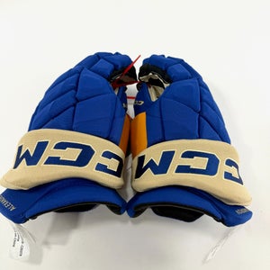 New STL Blues Heritage Classic CCM Jetspeed Pro Gloves | 14" | Alexandrov | D114