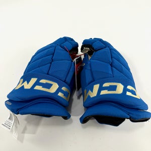New STL Blues Winter Classic CCM Jetspeed Pro Gloves | 14" | Kessel | D103