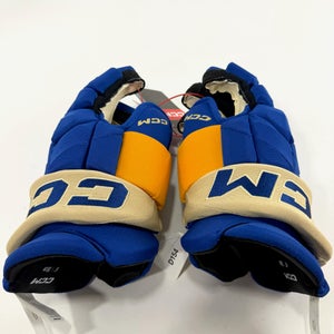 New STL Blues Heritage Classic CCM Jetspeed Pro Gloves | 14" | D154