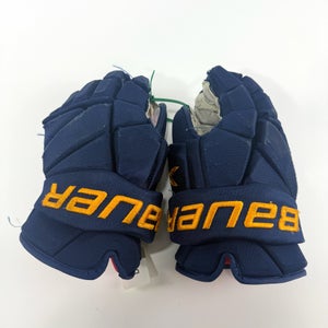 Used Navy STL Blues Bauer Vapor 2x Pro Gloves | 14" | D100