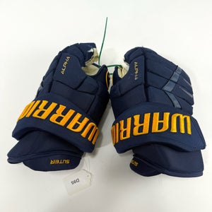 Used Navy STL Blues Warrior Alpha DX Pro Gloves | 14" | Suter | D95